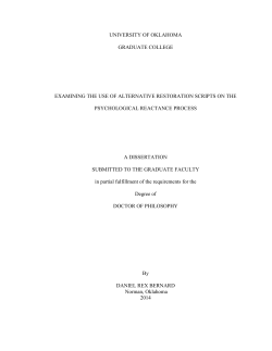Doctoral Dissertation Template