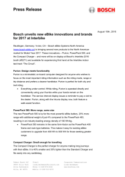 Presse Information - Sea Otter Classic