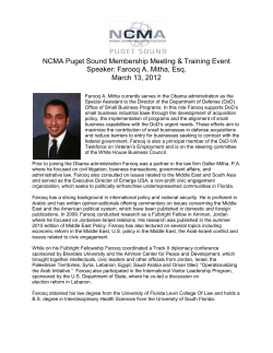 NCMA Speaker Bio Farooq Mitha