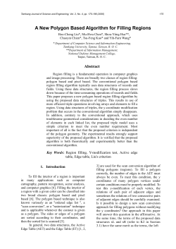 A New Polygon Based Algorithm for Filling Regions