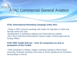 ATAC_Presentation_-_.. - Air Transport Association of Canada