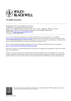 The RAND Corporation