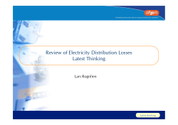 Electricity Distribution Losses