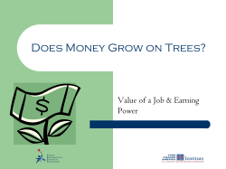 Does Money Grow on Trees