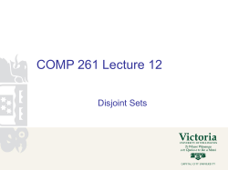 COMP 261 Lecture 12