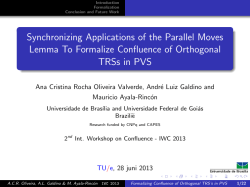 Synchronizing Applications of the Parallel Moves Lemma To