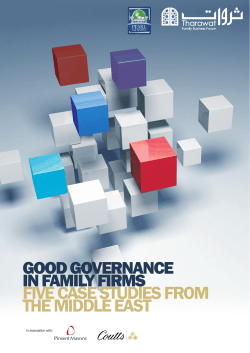 five case studies from the middle east