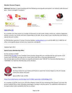 Member Discount Program