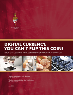 Digital Currency - Senate of Canada