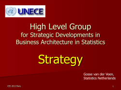 High Level Group for Strategic Directions in Business