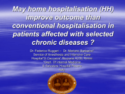 (HH) improve outcome than conventional hospitalisation in patients