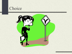 Choice - Andrew.cmu.edu