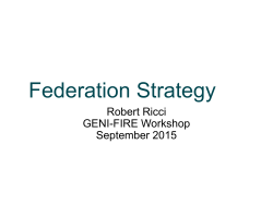Federation Strategy