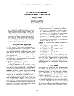 Graphical Representation of Assumption-Based