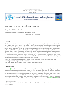 Normed proper quasilinear spaces