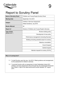 Children`s Services Assessment