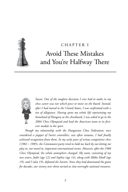 Avoid These Mistakes and You`re Halfway There