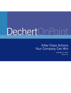 Killer Class Actions Your Company Can Win - v4 - 6