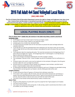 local playing rules (only)