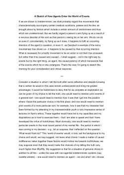 Free Will: A Guide for the Perplexed