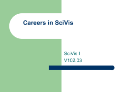 Careers in SciVis
