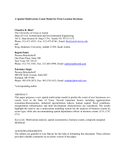 A Spatial Multivariate Count Model for Firm Location
