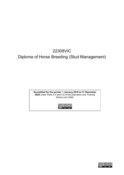 22308VIC - Diploma of Horse Breeding