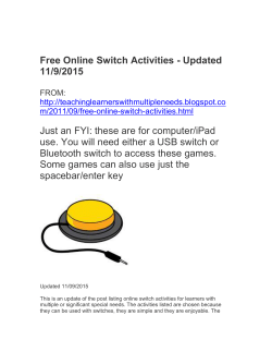 Free Online Switch Activities