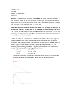Answers to Homework #2