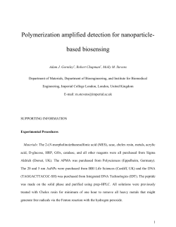 Gormley_Polymerization amplified detection_ESI_Revised