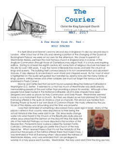 MAY - Christ the King Episcopal Church