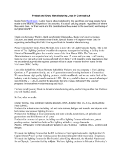 Protect and Grow Manufacturing Jobs in Connecticut