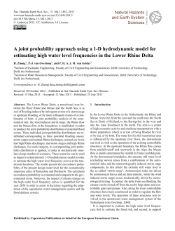 A joint probability approach using a 1