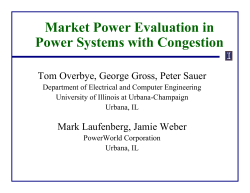 Market Power Evaluation in Power Systems with