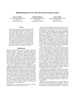 Building Human-Level AI for Real-Time Strategy