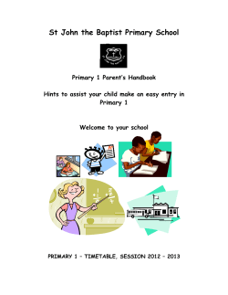 P1 Handbook - Glow Blogs
