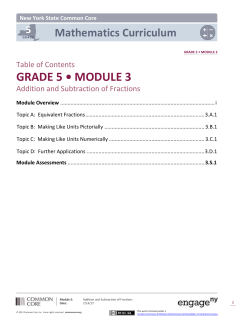grade 5 &bull; module 3