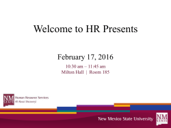 Fmla training update