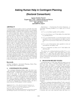 Asking Human Help in Contingent Planning