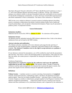 Biographical Data Form (Due January 15, 2014)
