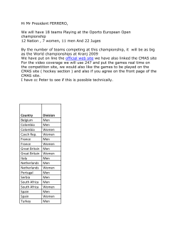 Hi Mr President FERRERO, We will have 18 teams Playing at the