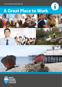 Great place to work - Work and play in West Sussex