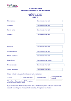 PGW Application Form 2017 (Word)