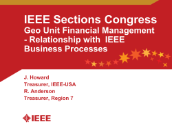 IEEE Sections Congress Template Stars