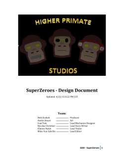 GDD - SuperZeroes