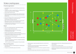 Age group 8-11 years Possession play Strikers creating space