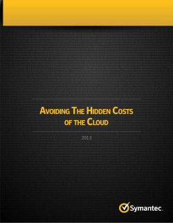Avoiding The hidden CosTs of The Cloud