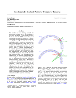 Deep Generative Stochastic Networks Trainable by Backprop