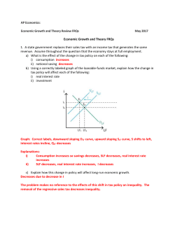 Economic Growth and Theory Review FRQs answers