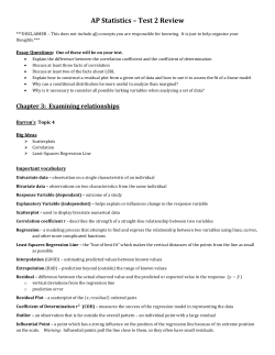 Chapter 4 - Relationships Between Categorical Variables